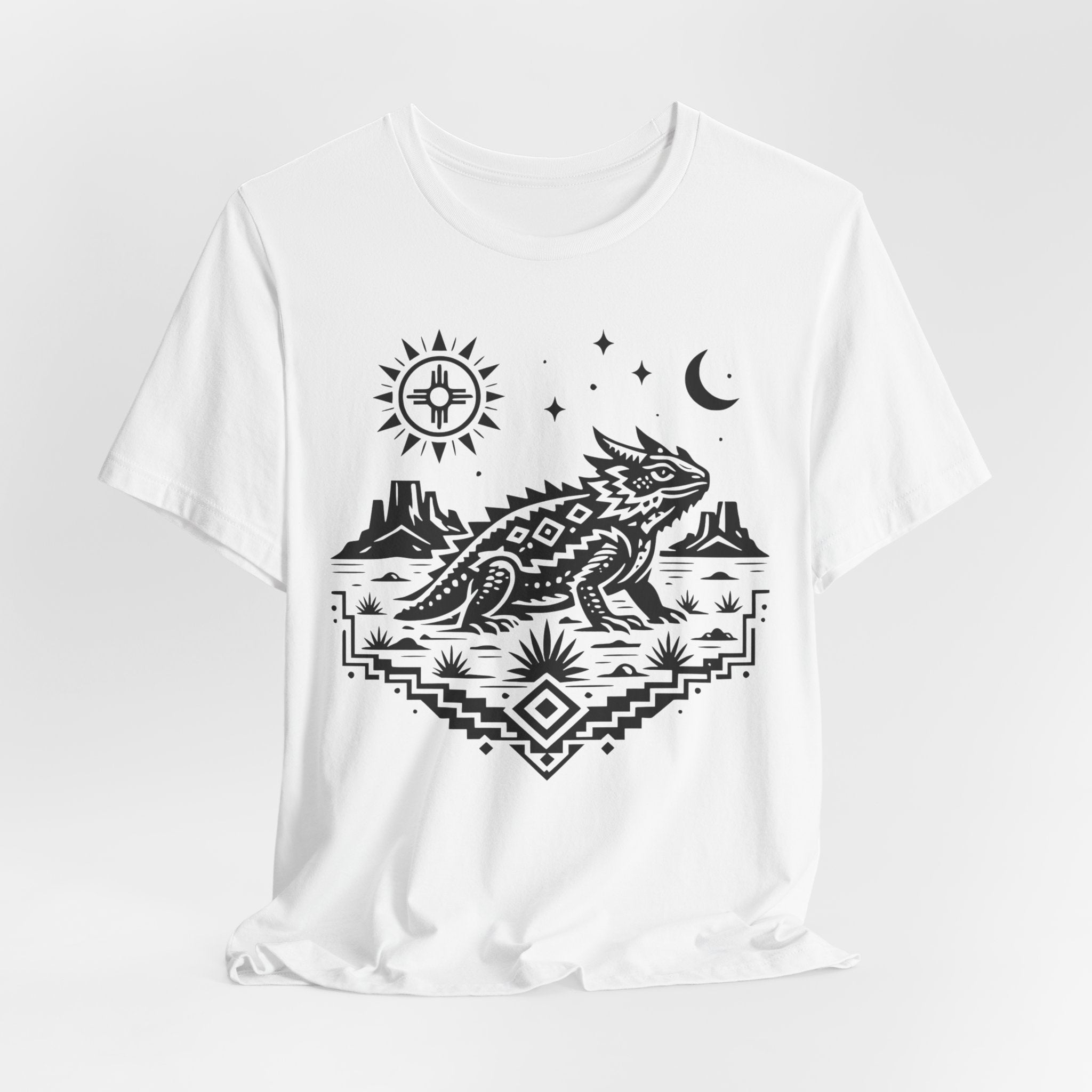 Folk Art New Mexico Horned Lizard T-Shirt