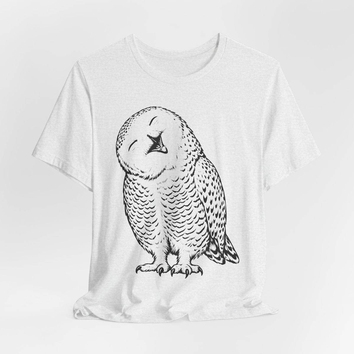 Owl Fine Line T-Shirt in Mauve - vintage fine line owl graphic tee, Barely Outdoorsy