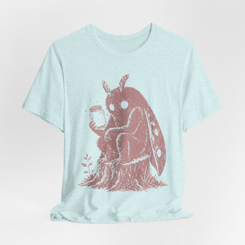 Funny cryptid camping shirt gift for hikers Mothman believers
