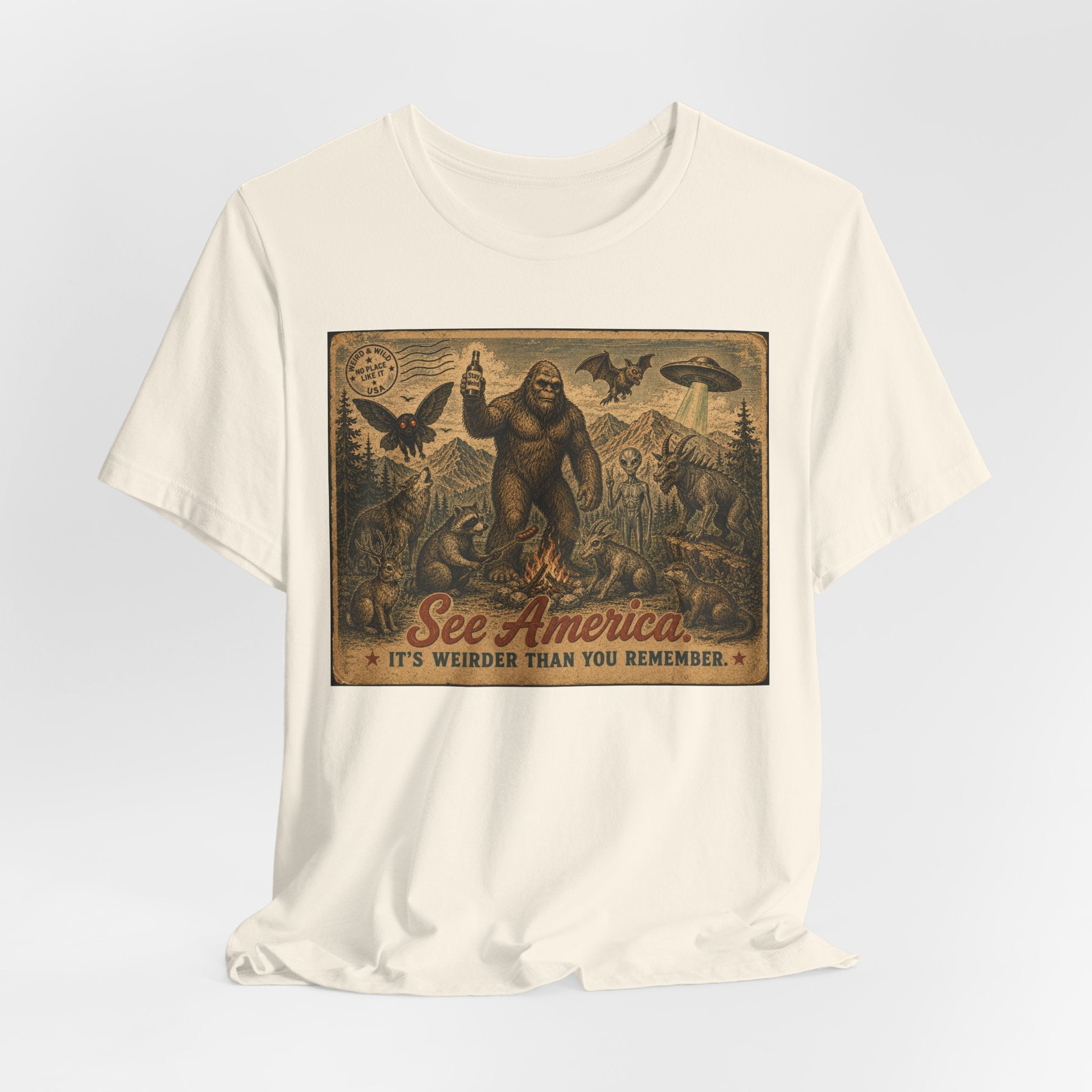 See America It's Weirder Than You Remember Cryptid T-Shirt