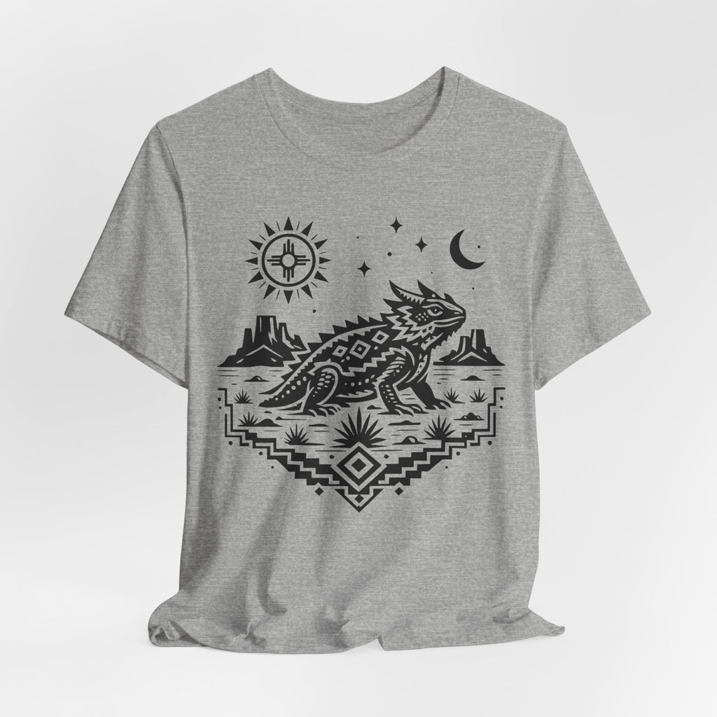 Folk Art New Mexico Horned Lizard T-Shirt
