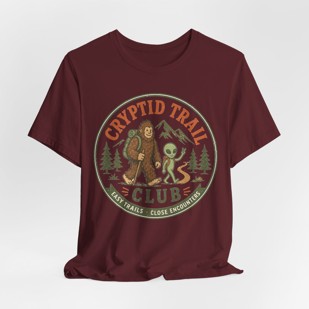 Barely Outdoorsy cryptid shirt funny nature lover gift unisex tee