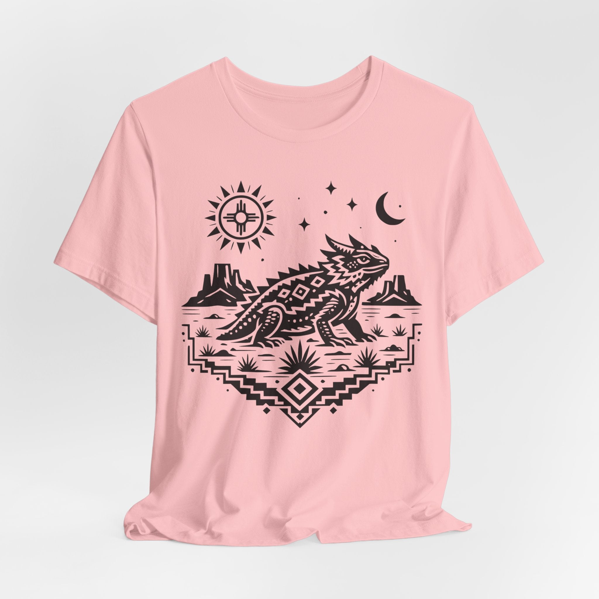 Folk Art New Mexico Horned Lizard T-Shirt