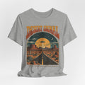 Desert Signal UFO Highway T-Shirt in Heather Peach - retro desert UFO graphic tee, Barely Outdoorsy