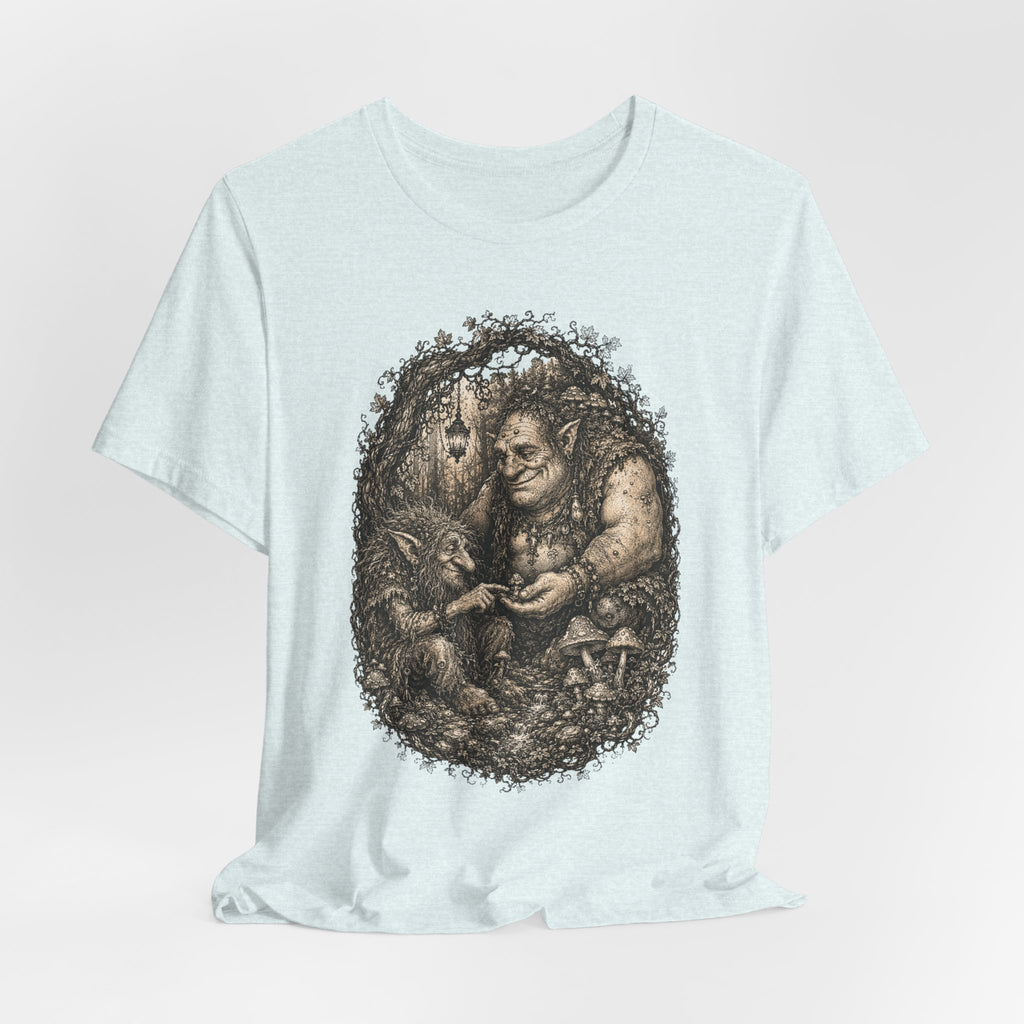 Forest Trolls T-Shirt in Navy - goblincore forest troll underground graphic tee, Barely Outdoorsy