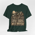 Help Wanted Winter Caretaker Tee in Mustard - funny winter caretaker parody shirt, Barely Outdoorsy Bella Canvas