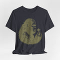 Barely Outdoorsy Bigfoot mushroom tee lifestyle photo outdoor apparel