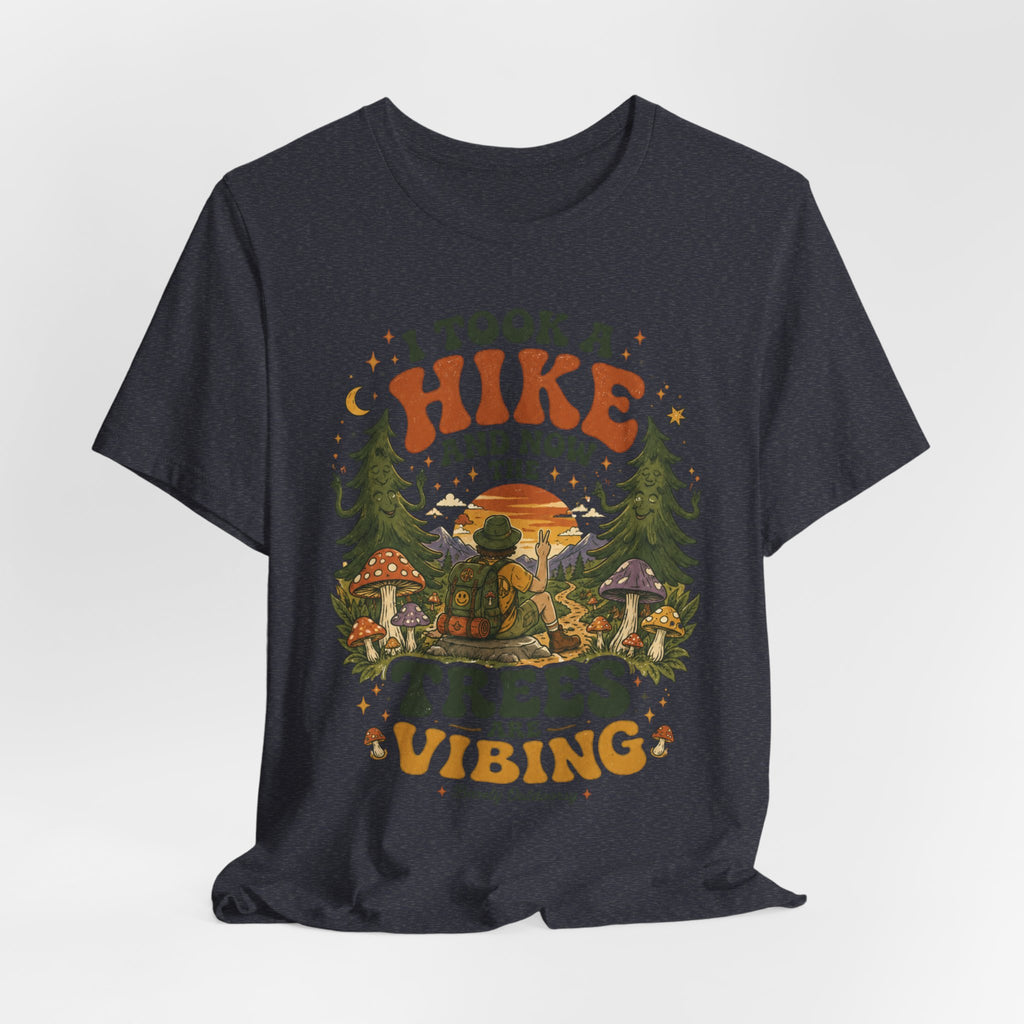 Barely Outdoorsy hiking trees shirt funny nature lover gift