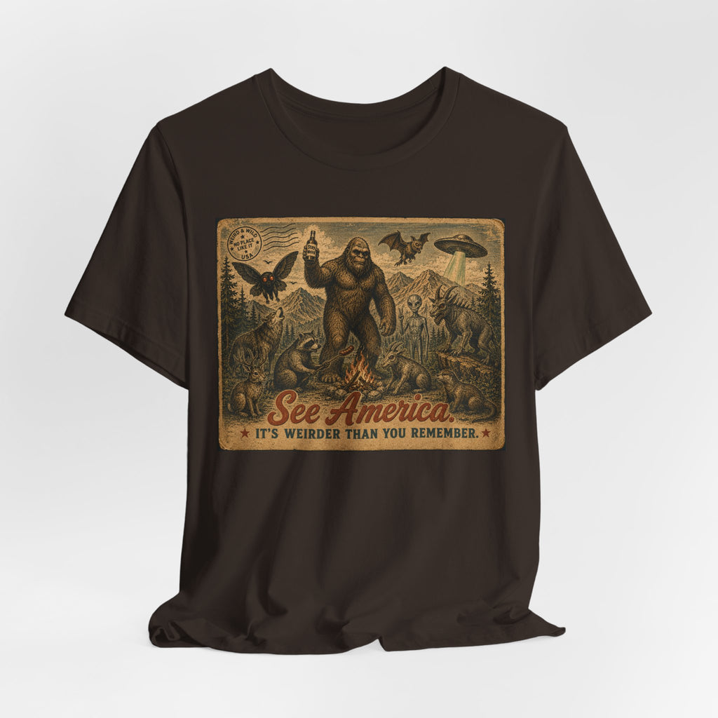 See America It's Weirder Than You Remember Cryptid T-Shirt