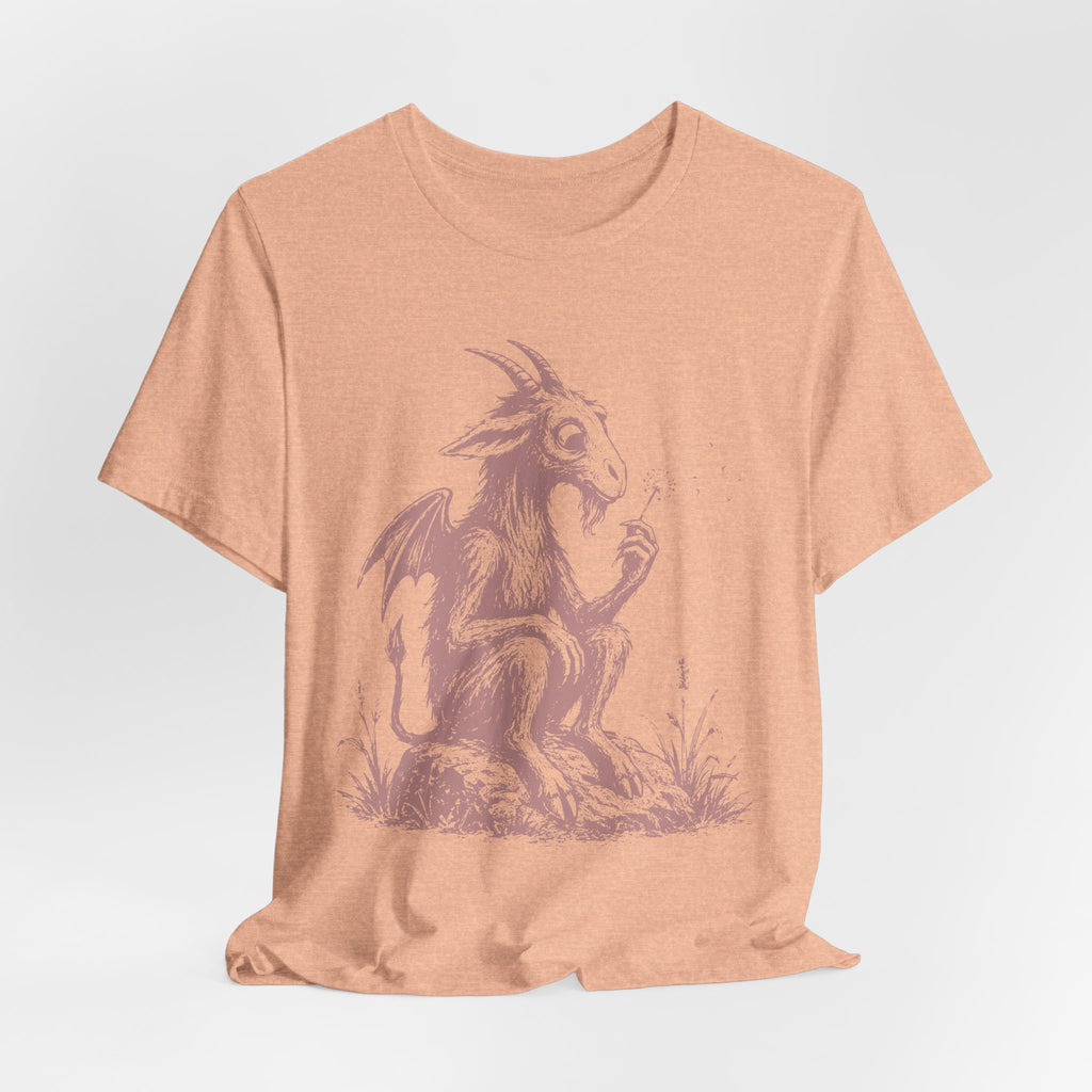 Soft Little Monster tee flat lay black Bella Canvas 3001 BarelyOutdoorsy