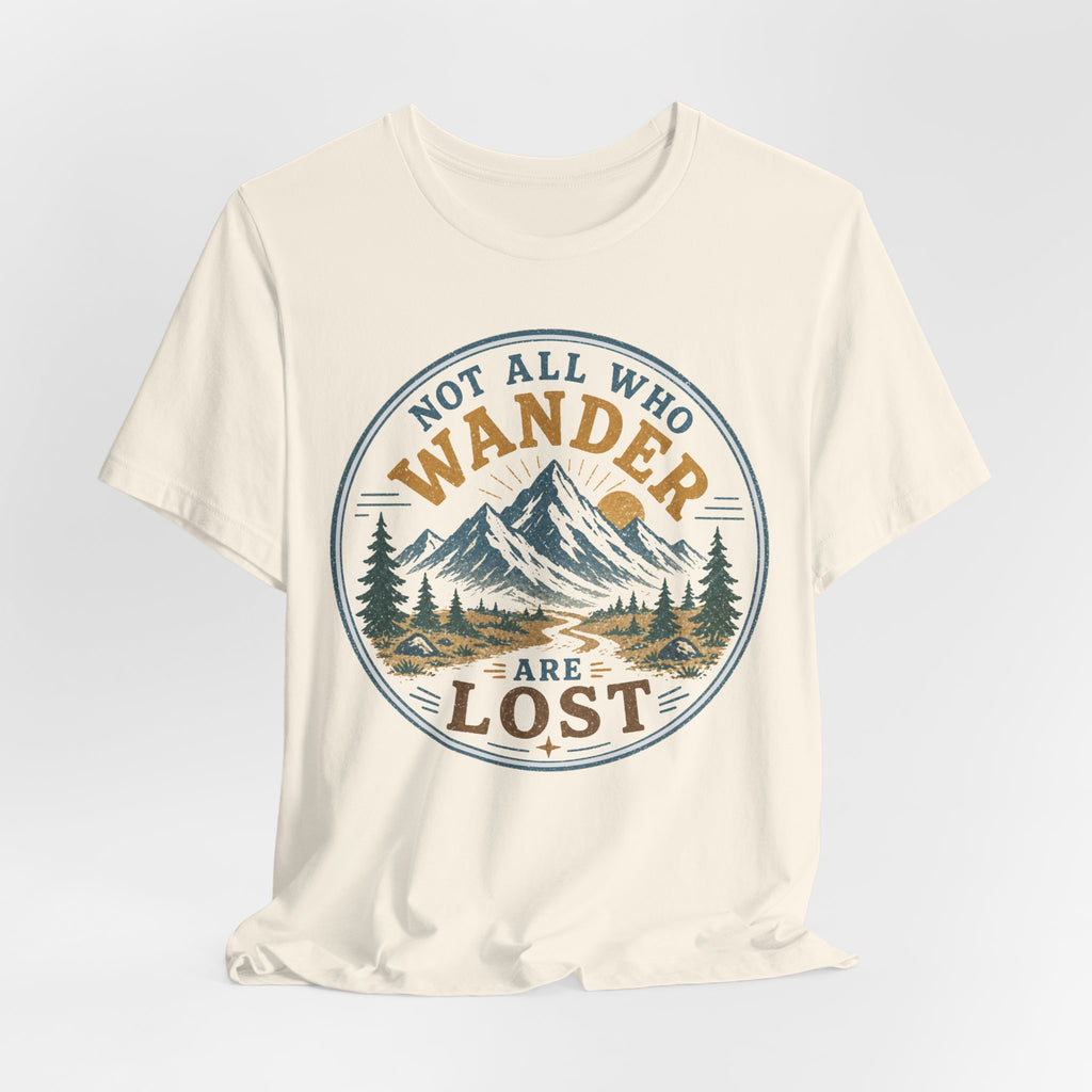 Mountain hiking wanderer shirt barely outdoorsy gift for hikers