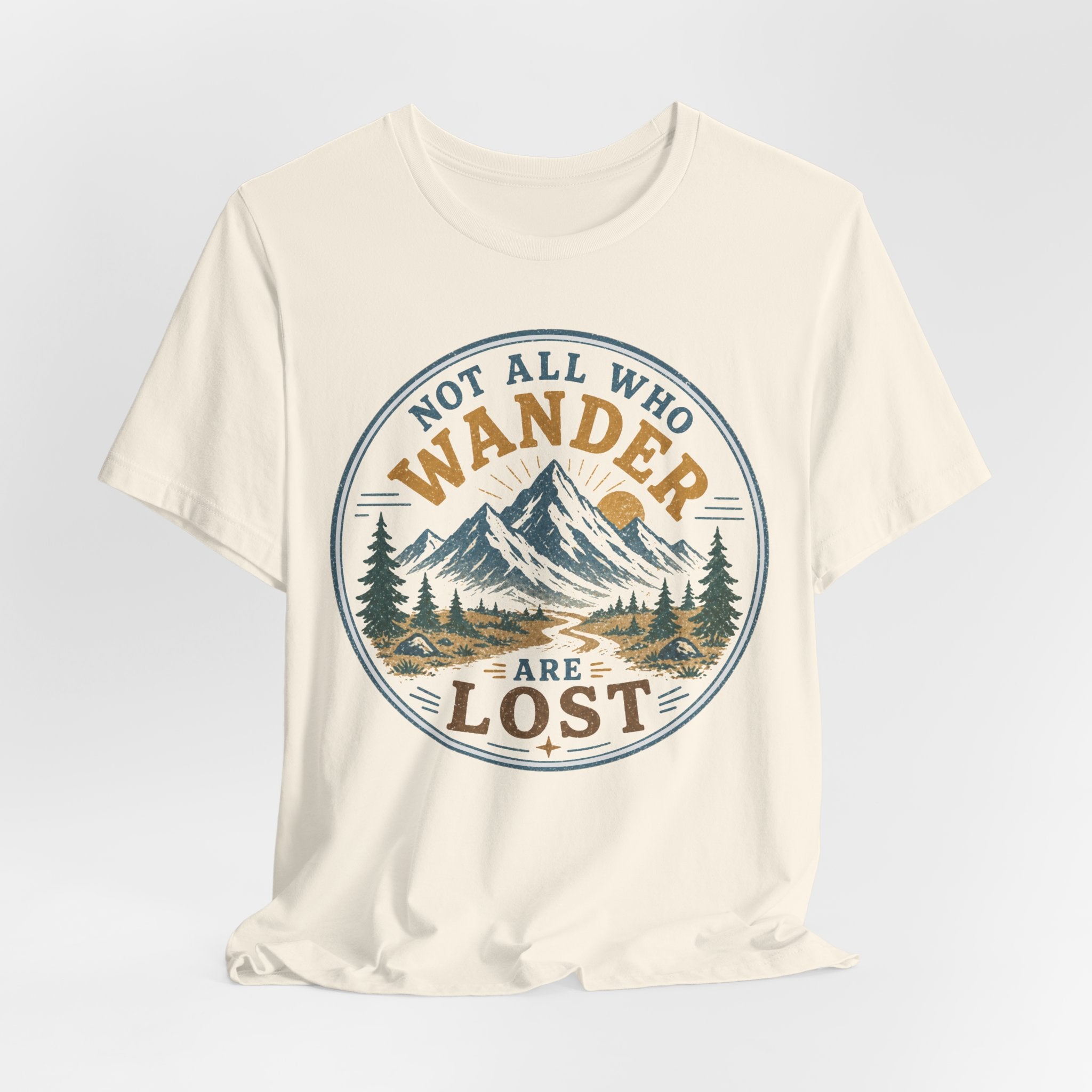 Mountain hiking wanderer shirt barely outdoorsy gift for hikers