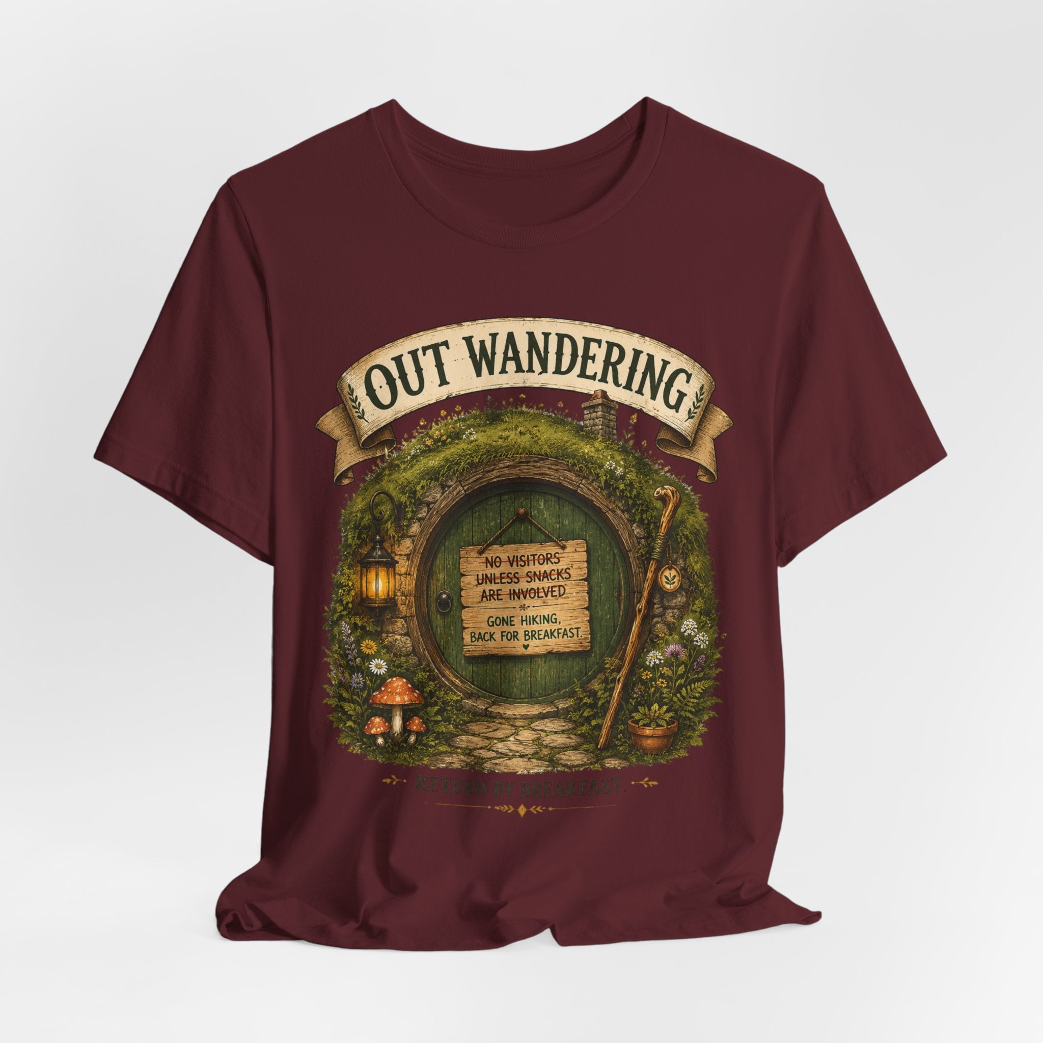 Out Wandering Return By Breakfast T-Shirt