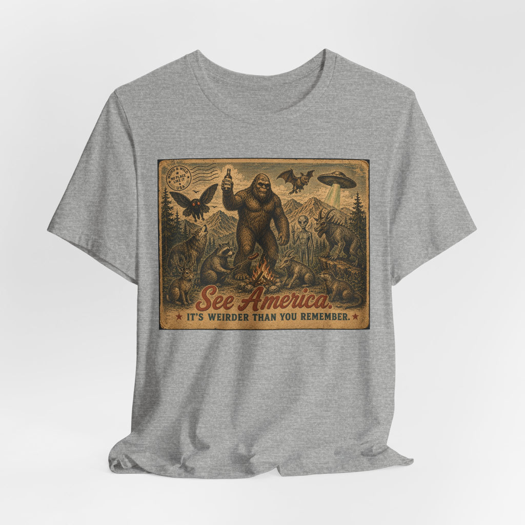 See America It's Weirder Than You Remember Cryptid T-Shirt