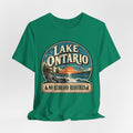 Lake Ontario No Rebrand Required Tee in White - Lake Ontario no rebrand required shirt, Barely Outdoorsy Bella Canvas 3001