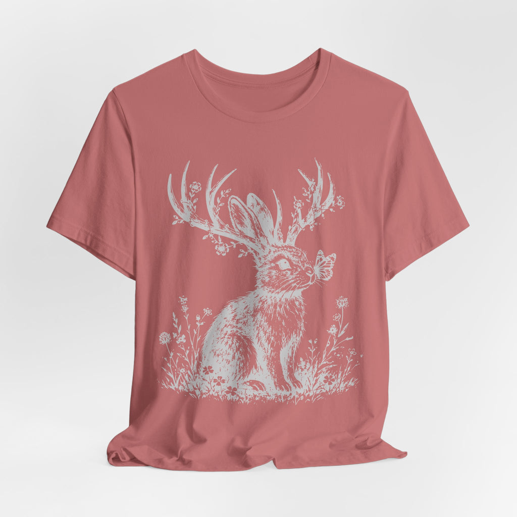 Barely Outdoorsy jackalope shirt funny nature lover hiking gift