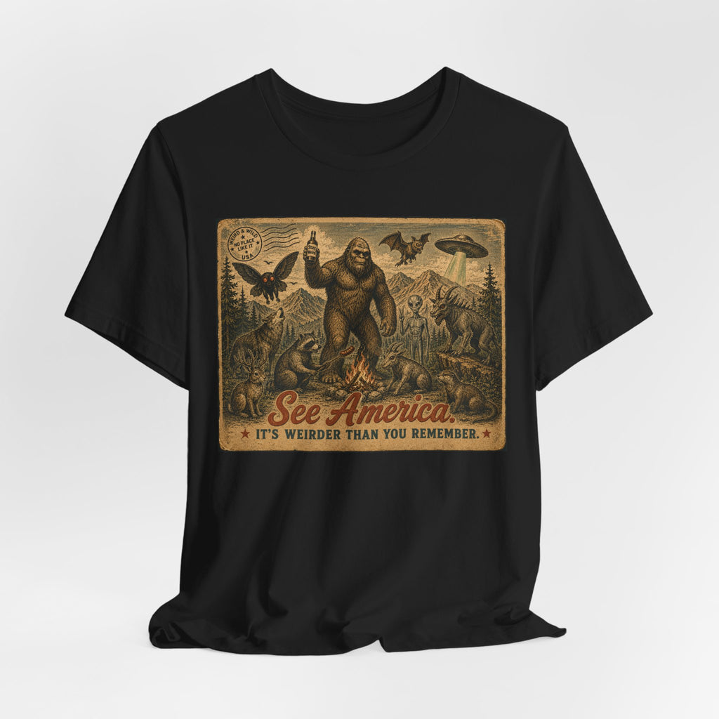 See America It's Weirder Than You Remember Cryptid T-Shirt