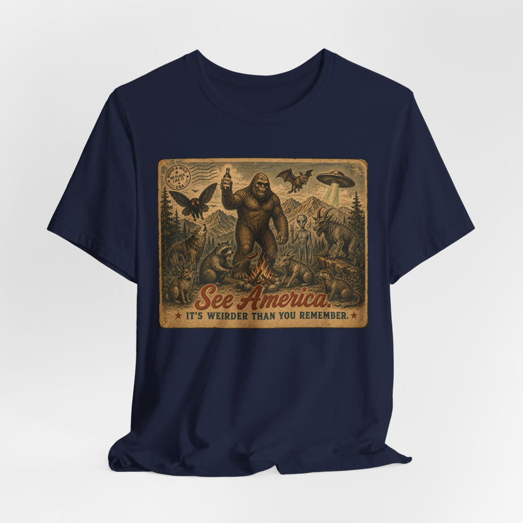 See America It's Weirder Than You Remember Cryptid T-Shirt