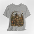 Bug Band Moonlight Concert T-Shirt in Heather True Royal - goblincore bug band concert graphic tee, Barely Outdoorsy Bella Canvas
