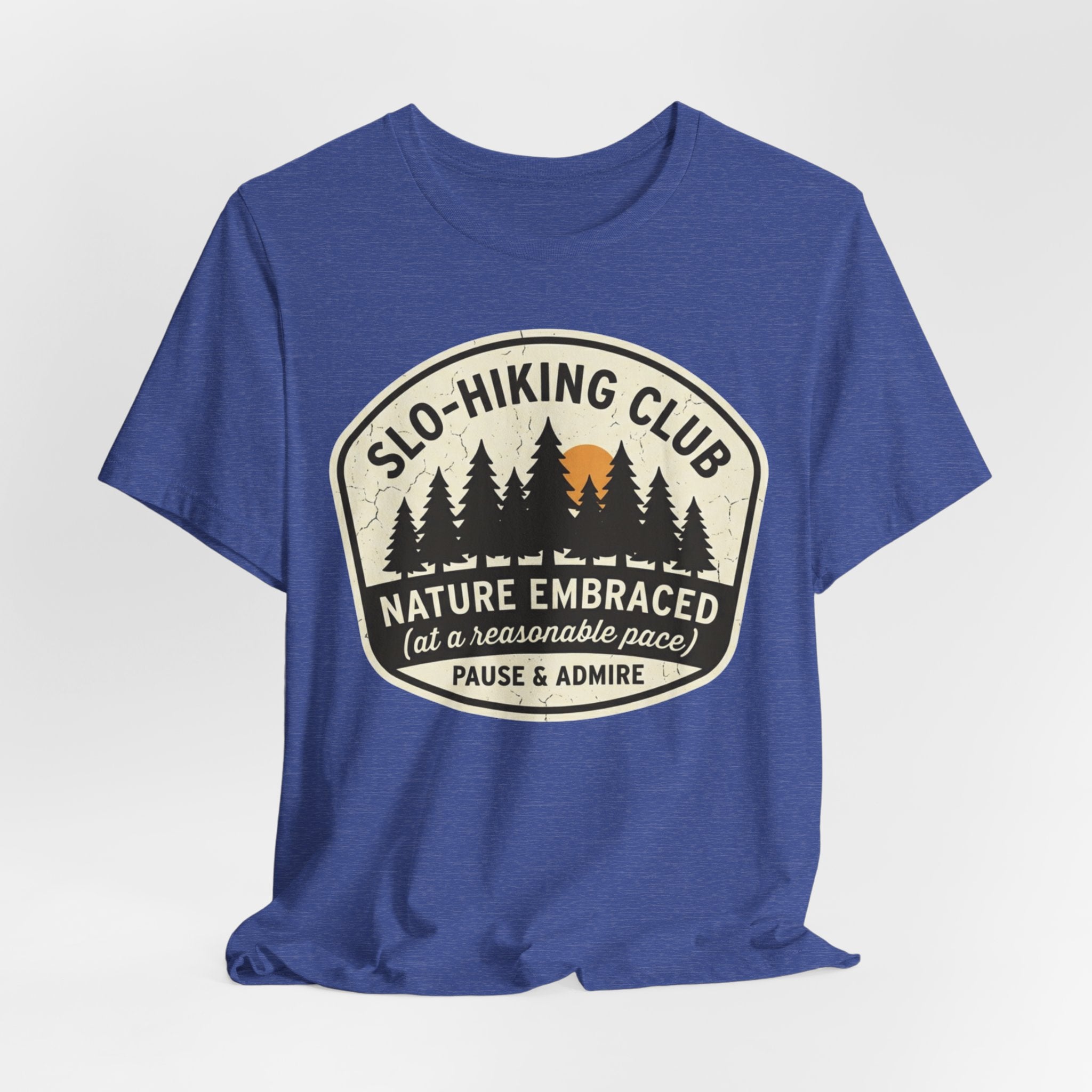 Slow walking club shirt barely outdoorsy funny hiking gift