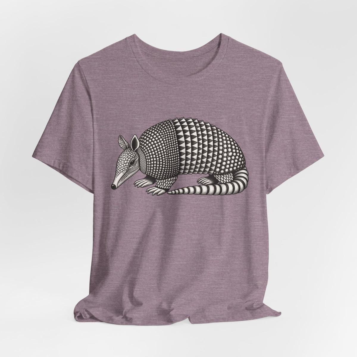 Nine-Banded Armadillo Fine Line T-Shirt in Heather Prism Mint - vintage fine line armadillo tee, Barely Outdoorsy
