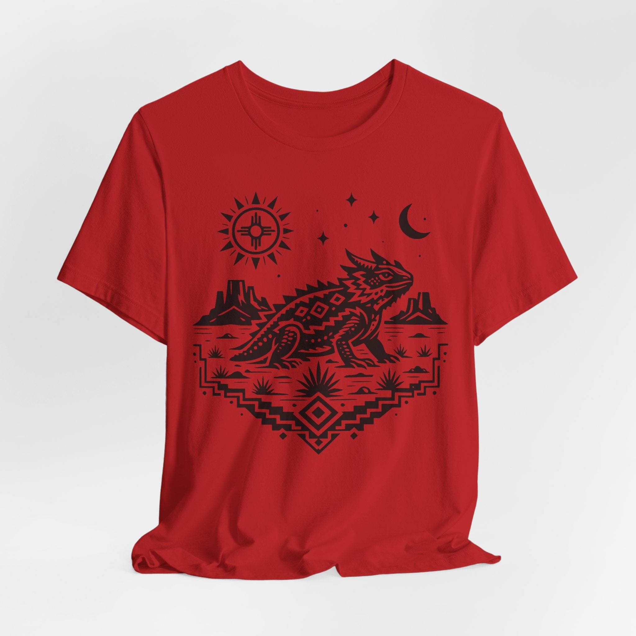 Folk Art New Mexico Horned Lizard T-Shirt