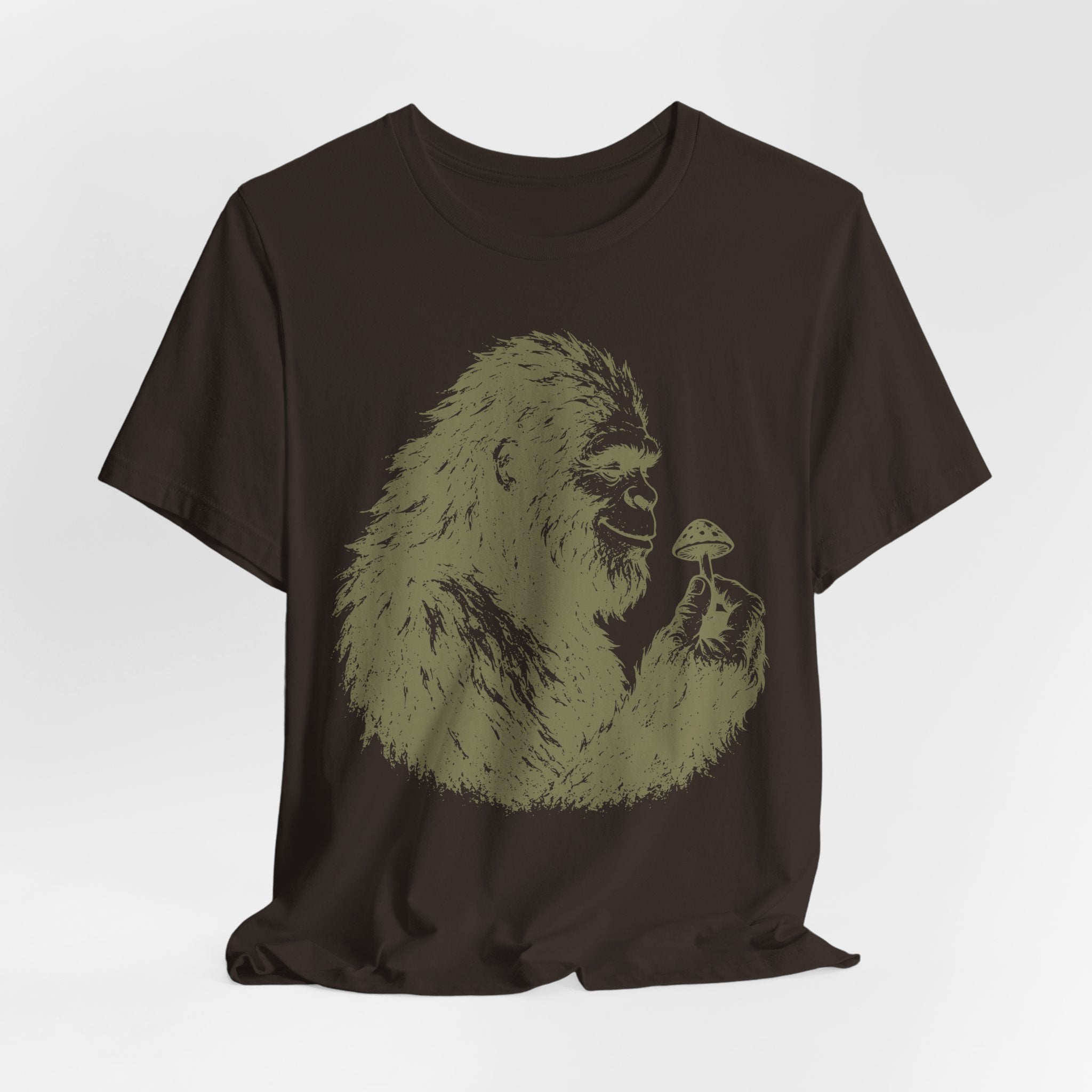 Funny Sasquatch foraging shirt gift for hikers nature lovers