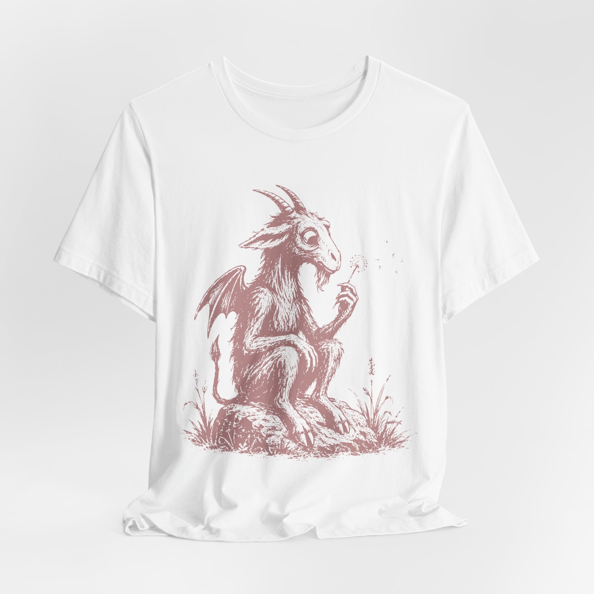 Soft Little Monster baby dragon dandelion t-shirt black graphic tee BarelyOutdoorsy